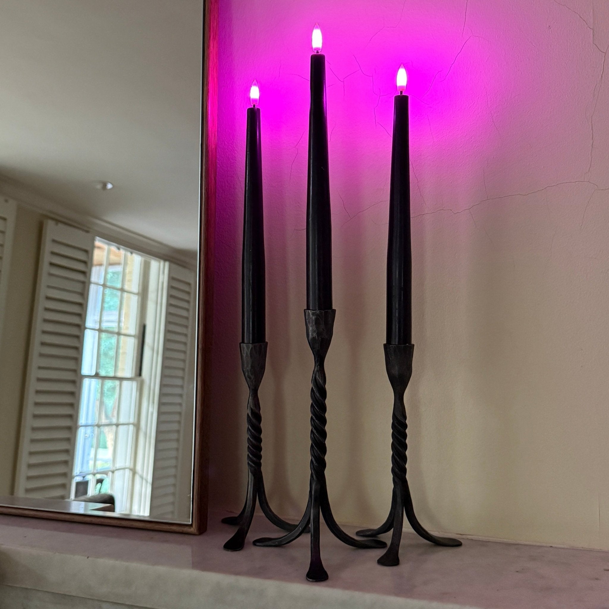 The Orange and Purple Halloween Glow, Without a Flame